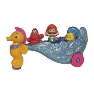 FP Little‎ People Disney Mermaid Ariel Musical Sea Carriage & Flounder Fish